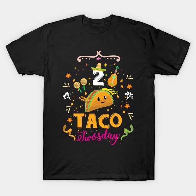 Mexico Taco Tuesday February Tee Design Funny T-Shirt T-Shirt by Nerdy